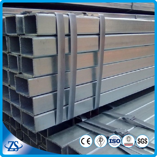 ASTM A500 оцинкованные сварные Углеродные квадратные и прямоугольные стальные трубы и трубы