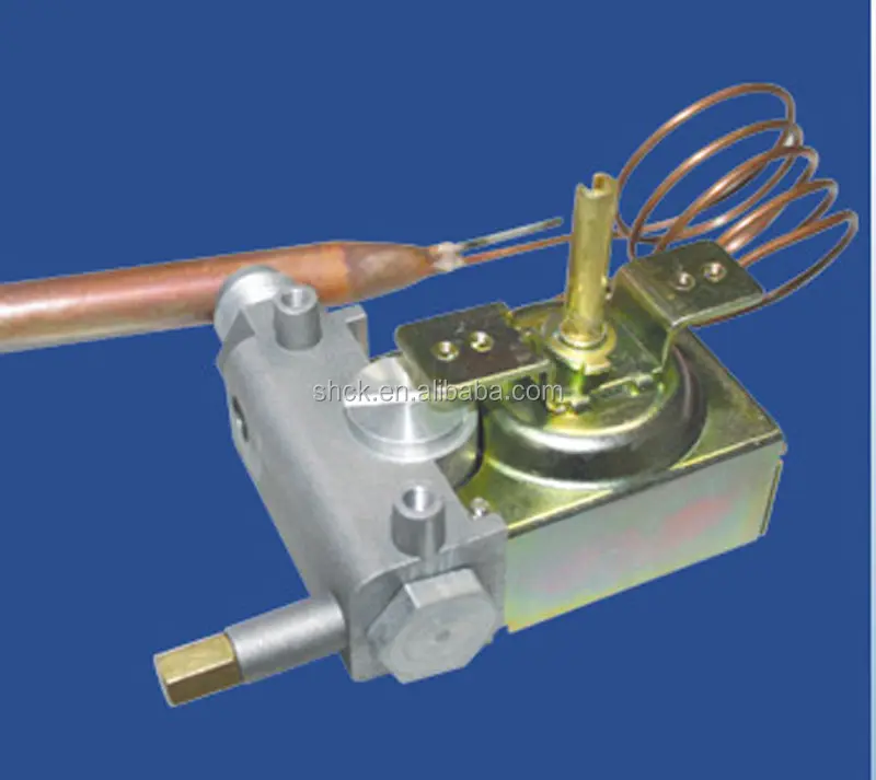 Gas water heater capillary thermostat