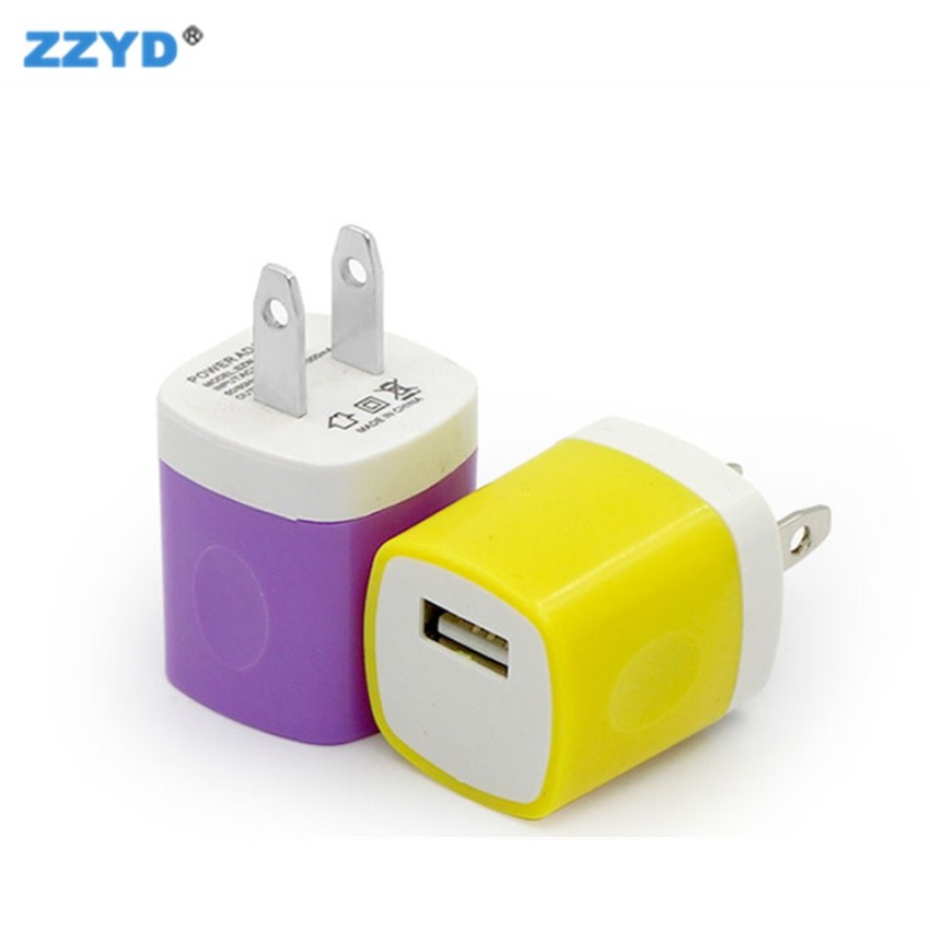 ZZYD Универсальный один порт домашнего офиса стены USB переходник для зарядного устройства