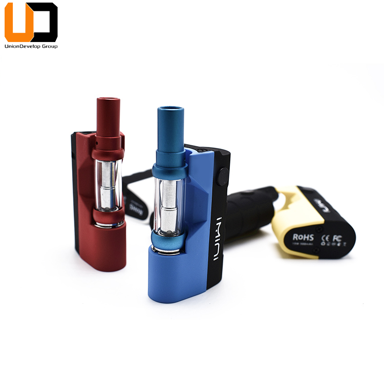 Горячая Распродажа 500mah быстрая зарядка мини-вейп мод imini cbd vape батарея 510 thread
