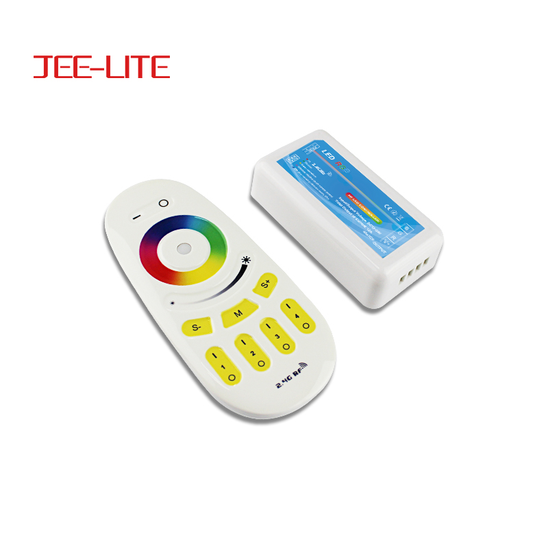 4 зоны Wi-Fi DC12V-24V Гибкая RGB + белый разные зоны, цвета радуги, беспроводной пульт дистанционного управления 2,4 г RF Milight светодиодный контроллер
