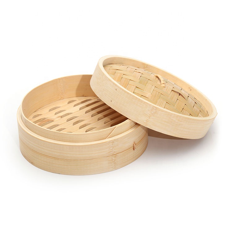 Оптовая продажа китайский мини бамбуковый dim sum корзина для пароварки еды детский бамбуковый Пароварка с пользовательским логотипом