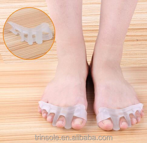 Made in China 2 Pcs Feet Care Silicone Gel Bunion Corrector Toe Separators Correction Splint manufacturer