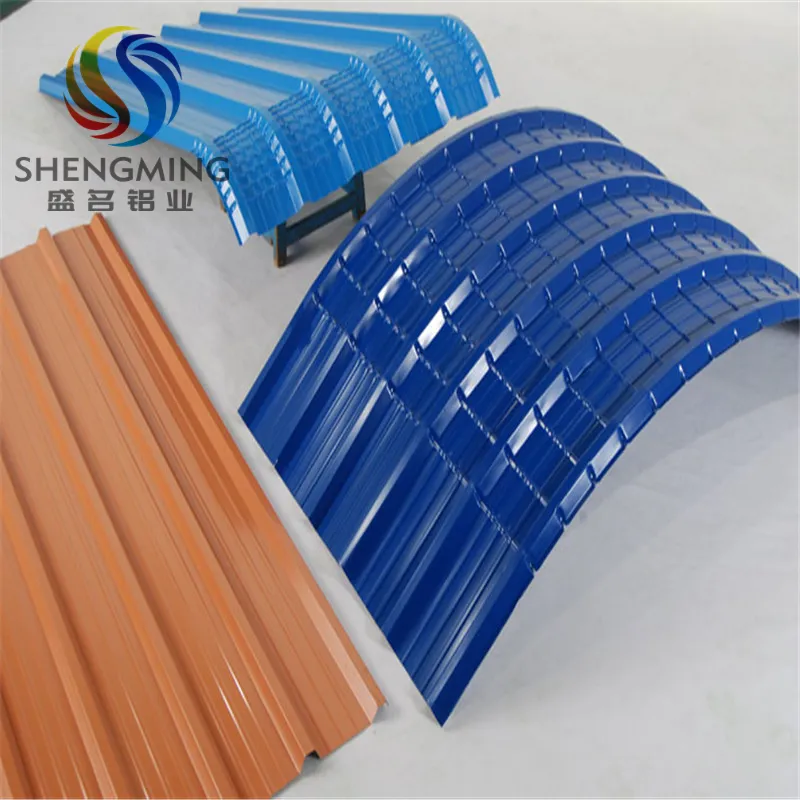 roofing material color coated aluminum corrugated roof tile / 99% aluminum roofing sheet