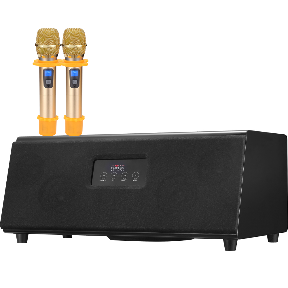 Питание 130 Вт RMS mp3 плеер PRO DJ усиленный громкий Bluetooth PA система беспроводной микрофон караоке система Динамик