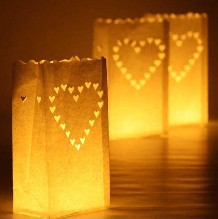 Держатель Luminaria бумажный фонарик подсвечник для дома Романтические свадебные украшения для вечеринок