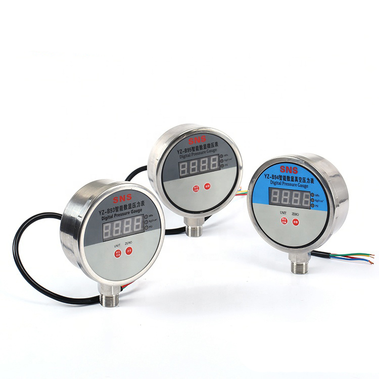 Цифровой манометр из нержавеющей стали SNS YZ-B9 Series