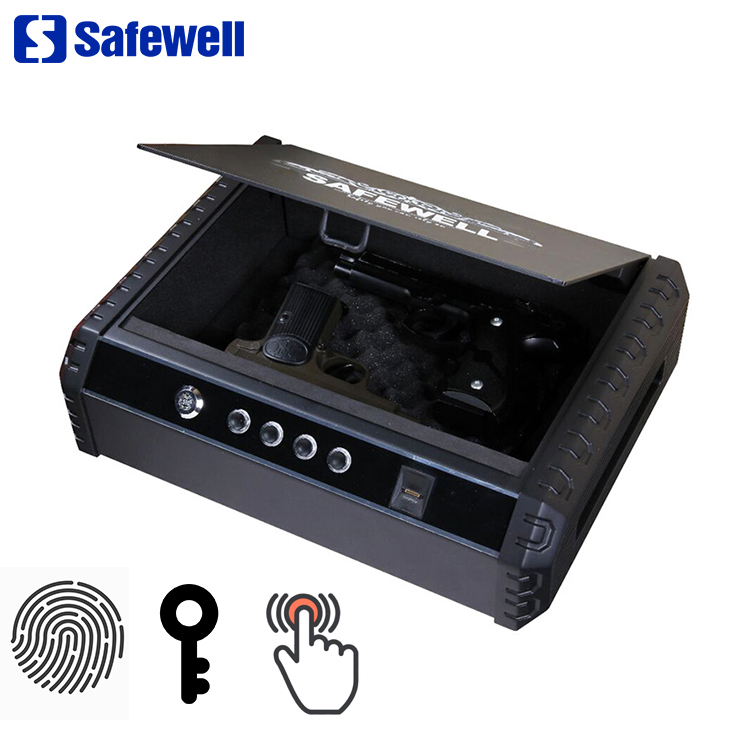 Safewell P2EA-B Gun Biometric Tamper Proof Fingerprint Safe With Digital Keypad