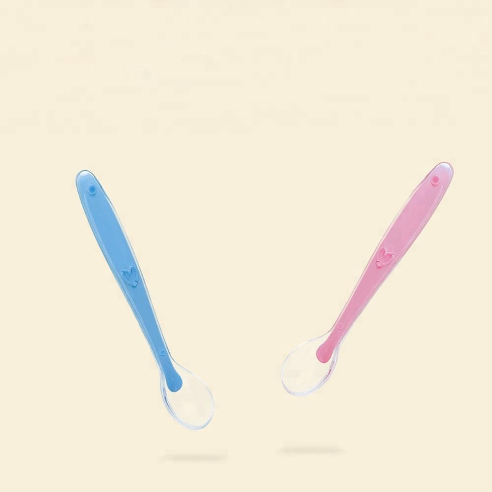 Chinese soup spoon mini silicon table spoon with logo For Kids Custom