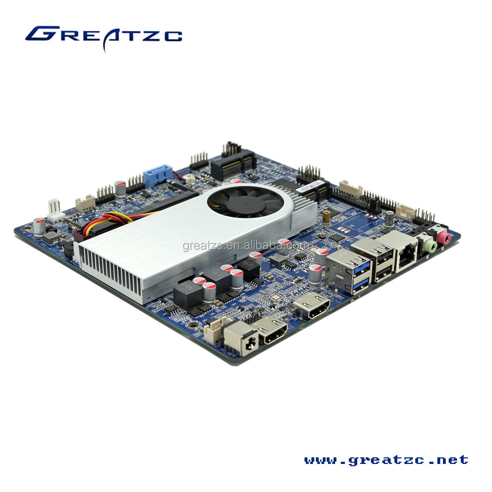 Материнская плата компьютера 3855u Industrial Mini ITX 4K