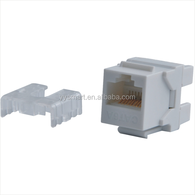 CAT6A 8P8C RJ45 amp RONA & 110 IDC Ethernet Keystone Jack для сети