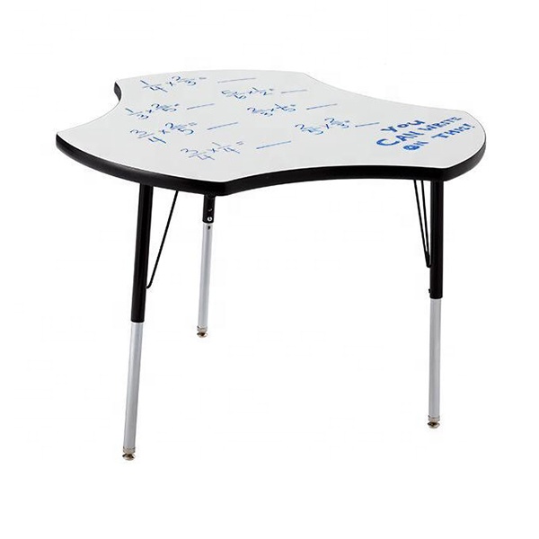 Школьный quincunx регулируемая высота сухой стирания Whiteboard Activity Table с HPL Top