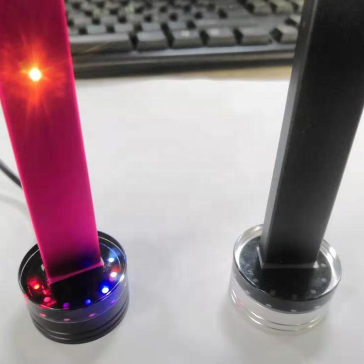Новая технология круглый форма RGB мерцание огни мини беспроводной Магнитная зарядное устройство для Jpod батарея