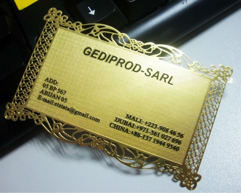 Metal Business Cards
