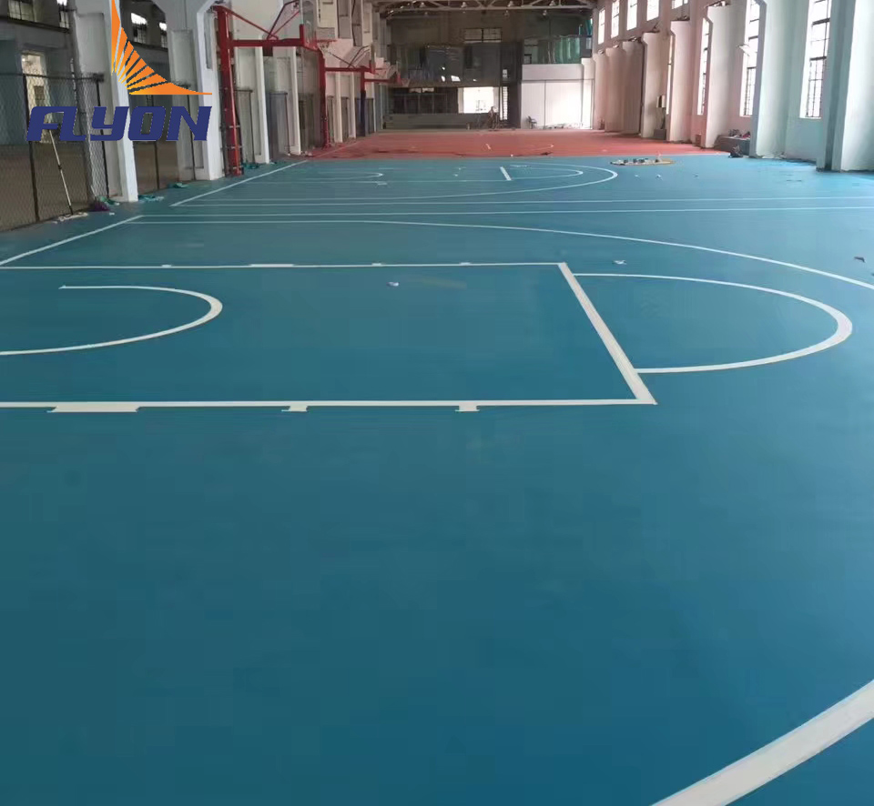 vinyl sports pvc PU leather floor for indoor outdoor green tennis hockey badminton floor sport flooring vinyl
