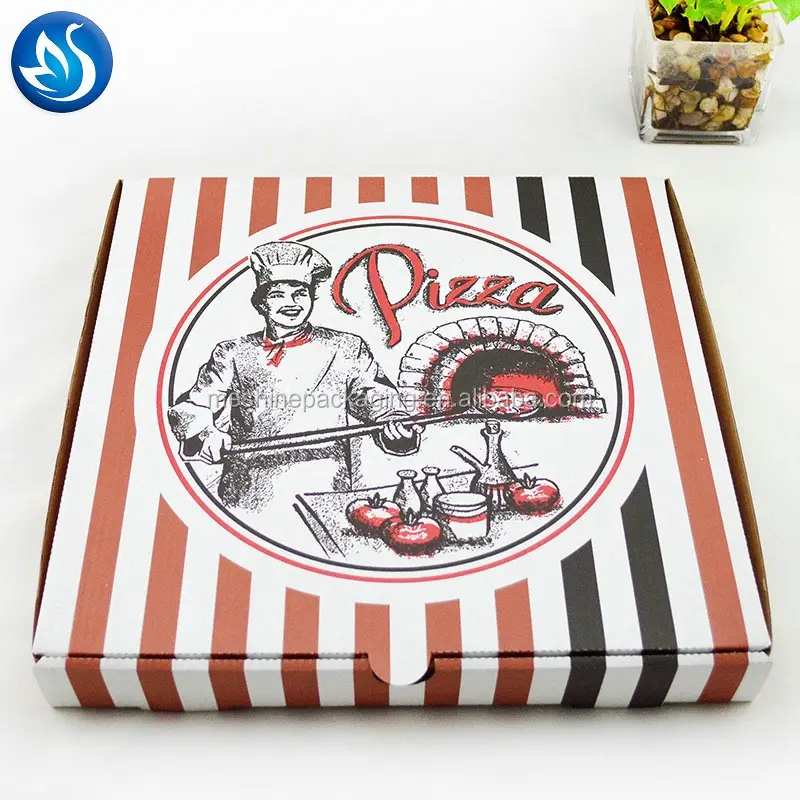 Оптом дешево Пустые Пользовательские коробки для пиццы с логотипом, низкая цена дизайн доставки pizza box