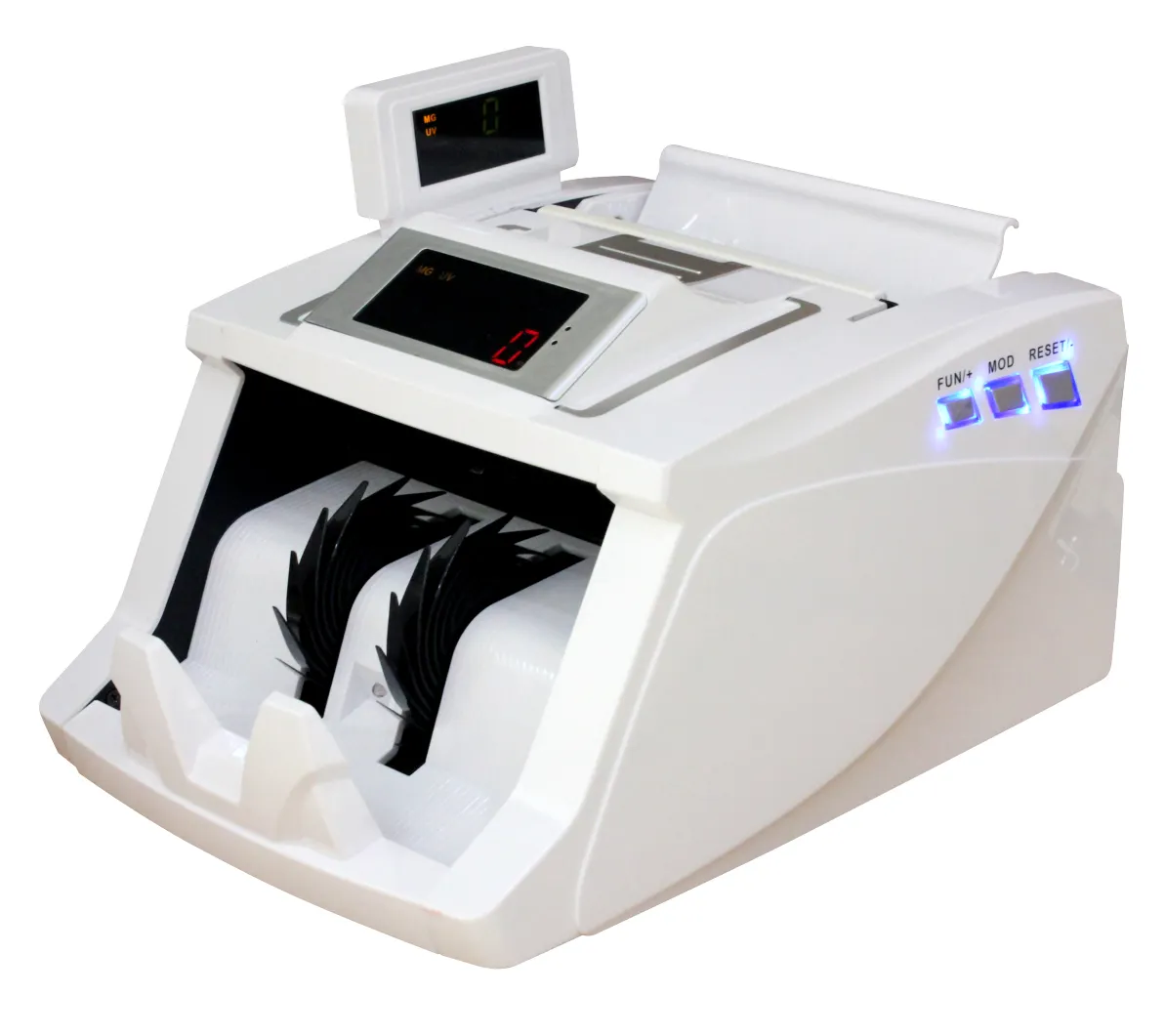 WL-C01 Intelligent money count two display portable mg uv cash bill currency note counter machine
