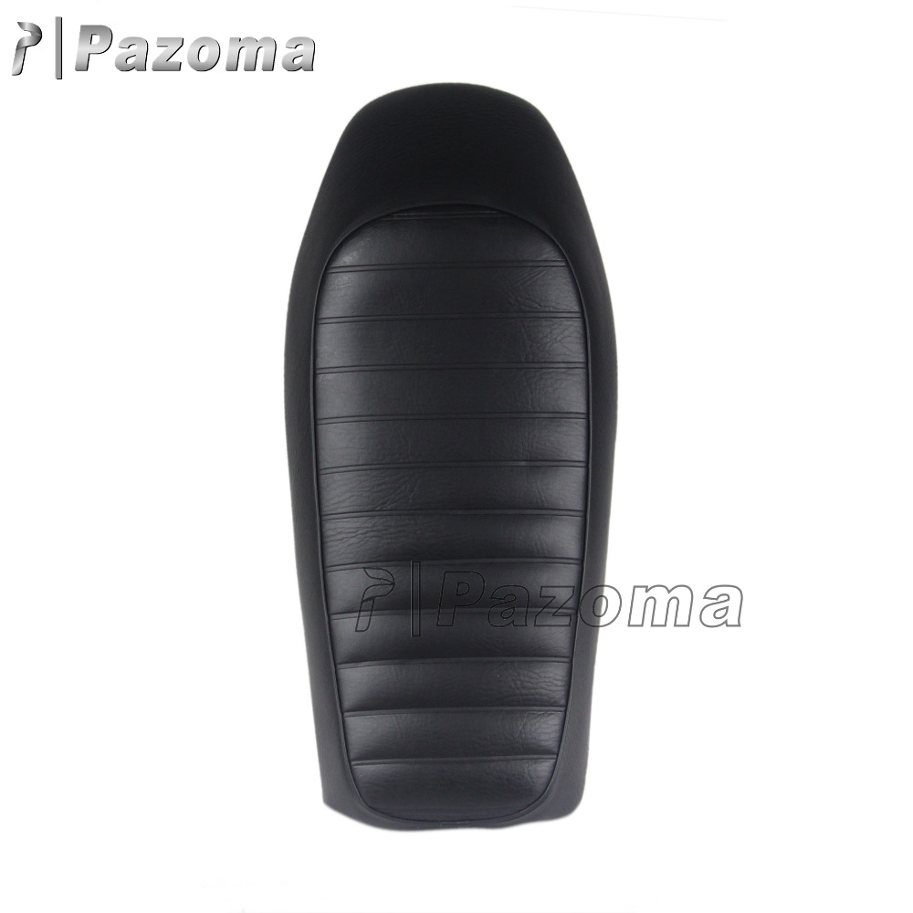 Горячая Распродажа Pazoma Универсальный черный Hump пользовательский Кафе Racer Seat Винтаж для Honda CB350 CB450 CB750