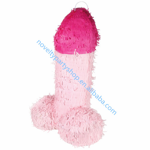 Украшение для вечеринки, розовый и белый пенис Willy Pinata для девичника