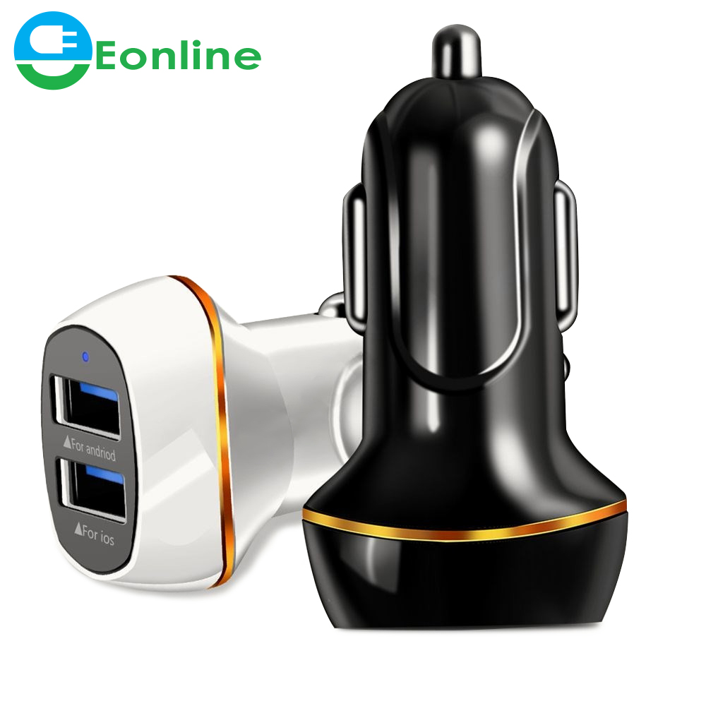 Автомобильное зарядное устройство Eonline с USB, быстрое умное автомобильное зарядное устройство, адаптер для зарядки 8pin X 8 Samsung для Xiaomi, автомобильный мобильный телефон