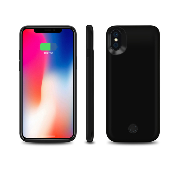 Чехол для зарядного устройства iPhoneX, 5000 мАч, чехол для перезаряжаемого аккумулятора, резервный чехол для внешнего аккумулятора