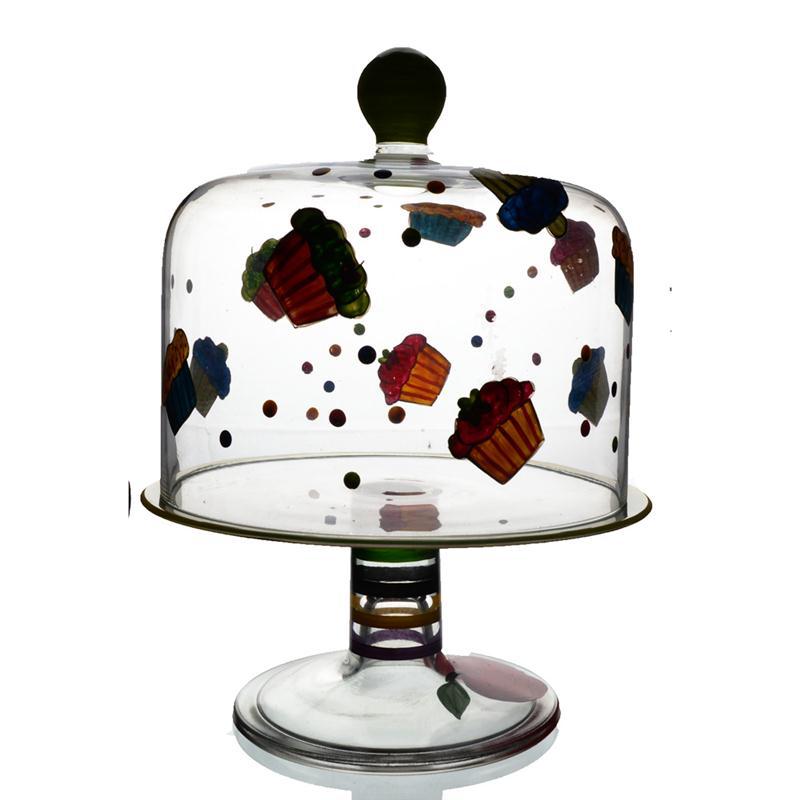 Hand Blown high quality wedding cake stand india