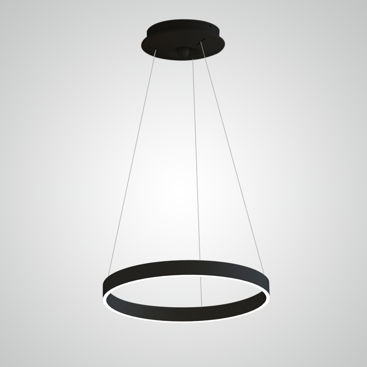2019 Newest ETL cETL CE TUV SAA one Circle Round Acrylic Aluminum Chandelier Pendant lamp Decorative circular linear light