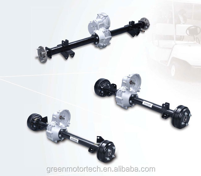 rear axle housing with gearbox