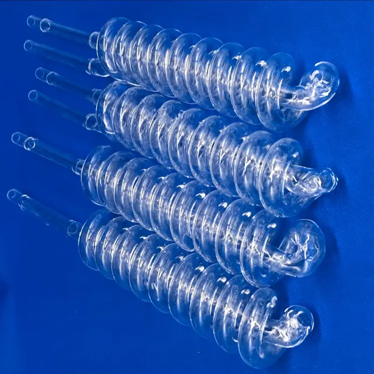 High Quality Temperature-resistant Quartz Glass Spiral Tube