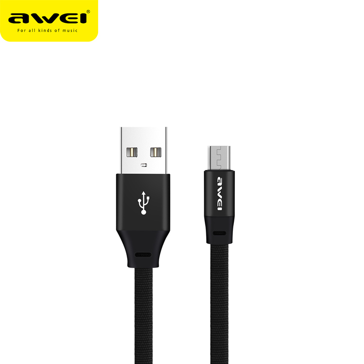 AWEI 2018 розовое золото и черный 1 метр Весна Android CL-98 кабель для передачи данных