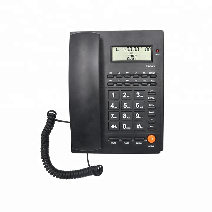 Шэньчжэнь конкурентоспособная цена Caller ID вызова ожидания телефон с ЖК дисплей для офиса и домашнего использования