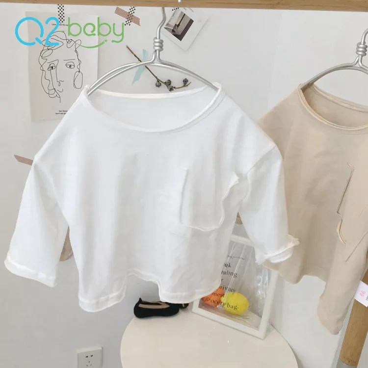 Q2-baby China High Quality Baby Clothes 100% Cotton Baby Girl Long Sleeve Shirt