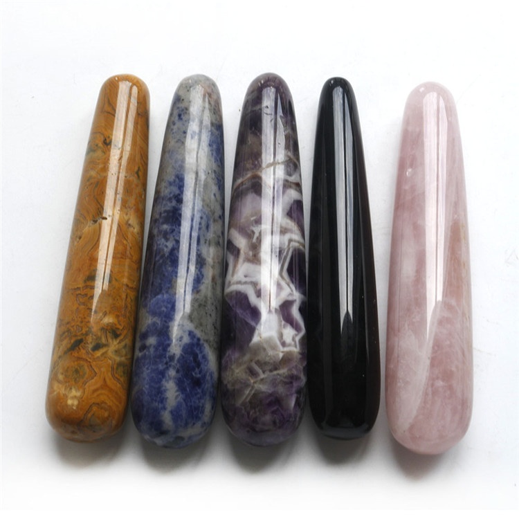 Прямая продажа с завода, индивидуальный натуральный лечебный камень Yoni Crystal, массажная палочка.