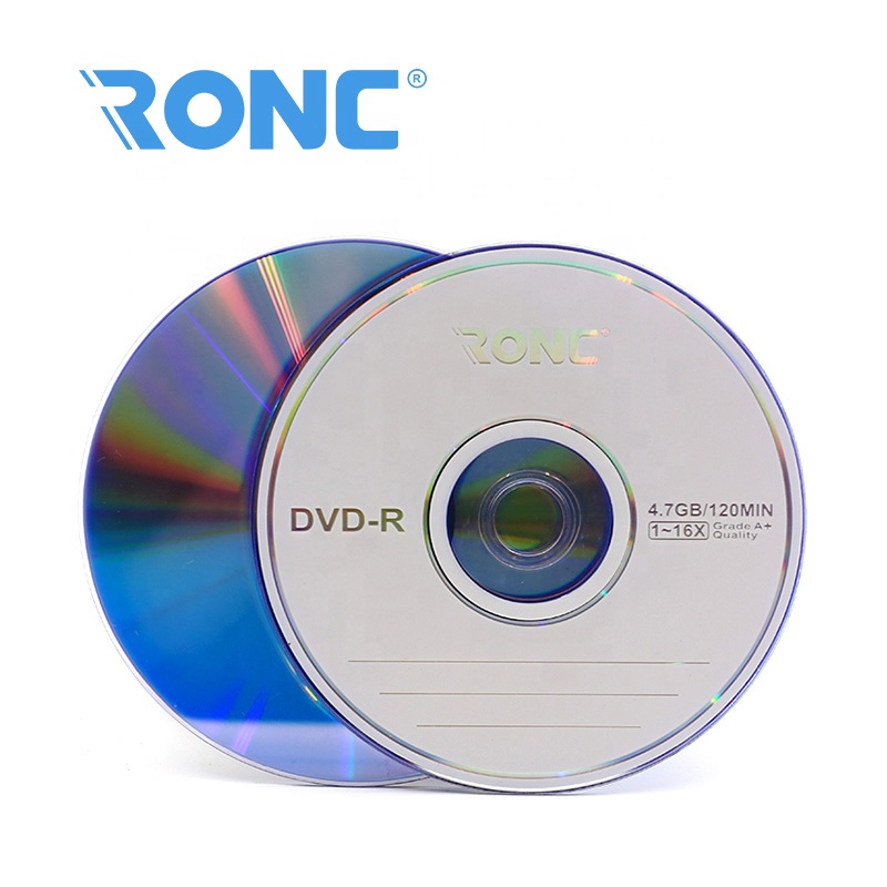 Дешевый девственный оптовый материал RONC оригинальный 4,7 gb 1-16x Чистый dvd