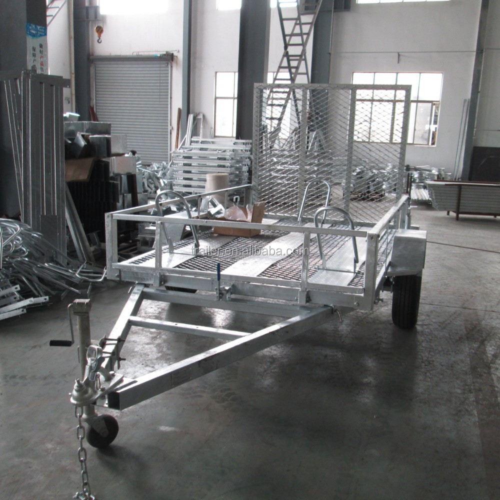 Dip Galvanized ATV Trailer с Motorcycle Rails, Hot Sale