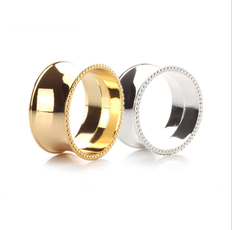 Manufacturer's Directly Selling Napkin Ring Hotel Restaurant Golden Ring Napkin Ring Napkin