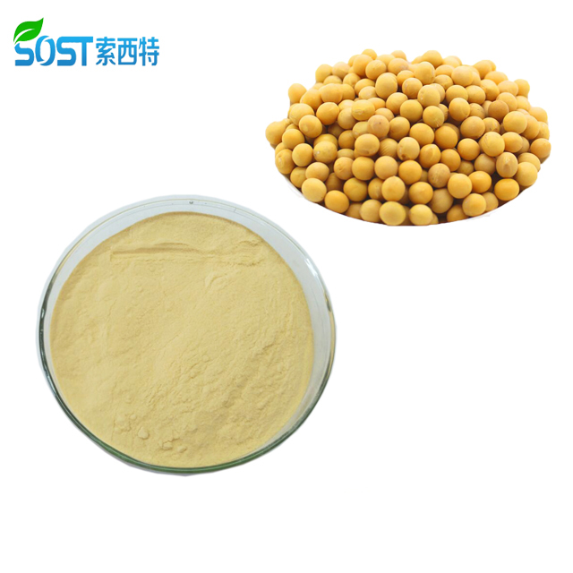 SOST Factory Supply Organic Soy Isoflavone Soybean Powder