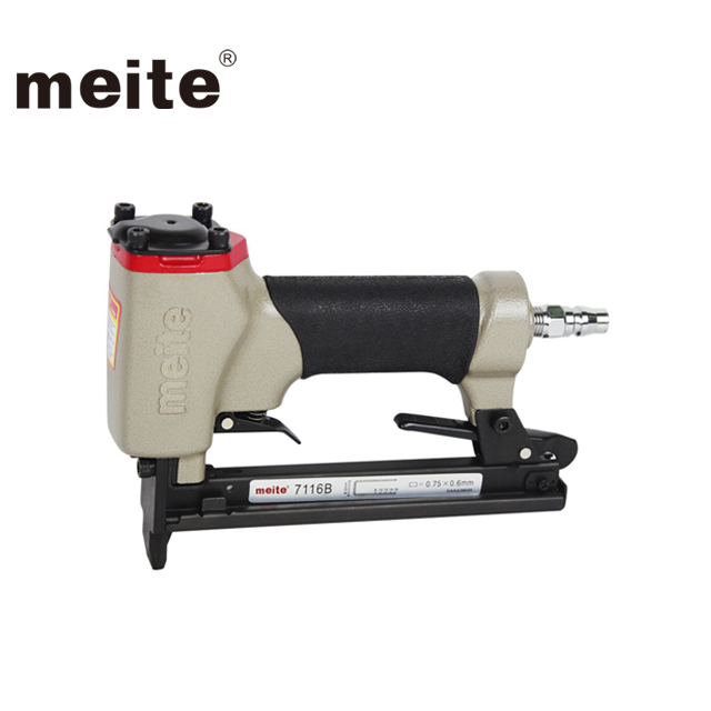 MEITE 22GA. 3/8 "CR. Степлер с тонкой проволокой 7116B, прямые продажи от производителя, пневматический степлер, степлер для мебели