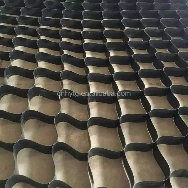 Стабилизатор почвы HDPE текстурированный и перфорированный Пластиковый сотовый геоячейка