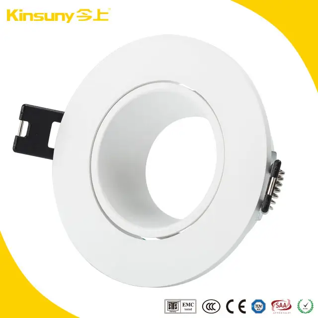 Adjustable led light housing MR16 GU10 recessed ceiling light fitting downlight frame