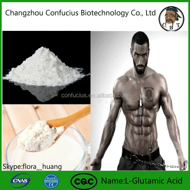 99% Чистоты Бодибилдинг Pharmaceutical Food Grade L-Glutamic Acid