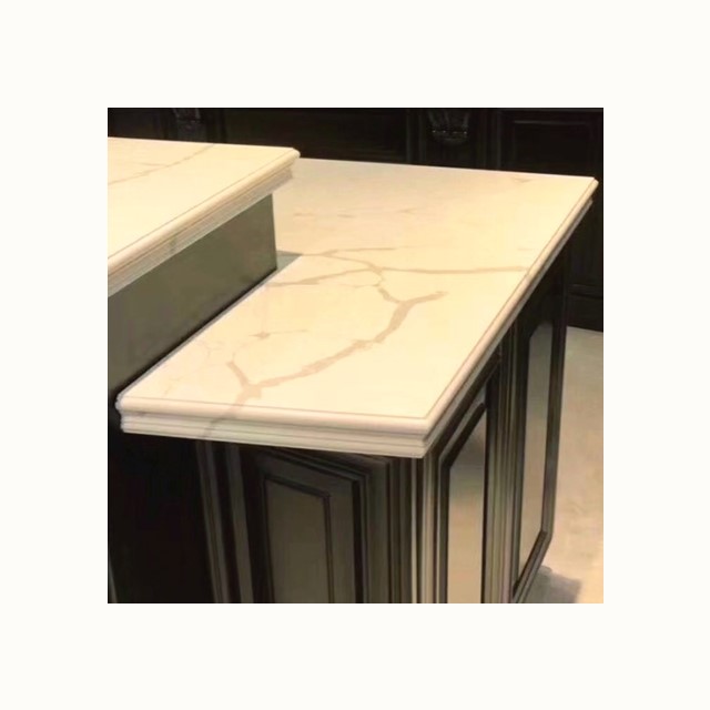 Белого цвета с блестками countertop кварца