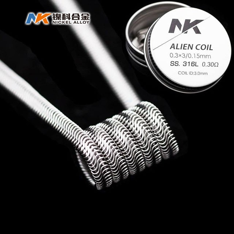 NK Factory manufacturer prebuilt alien clapton vape coil ss