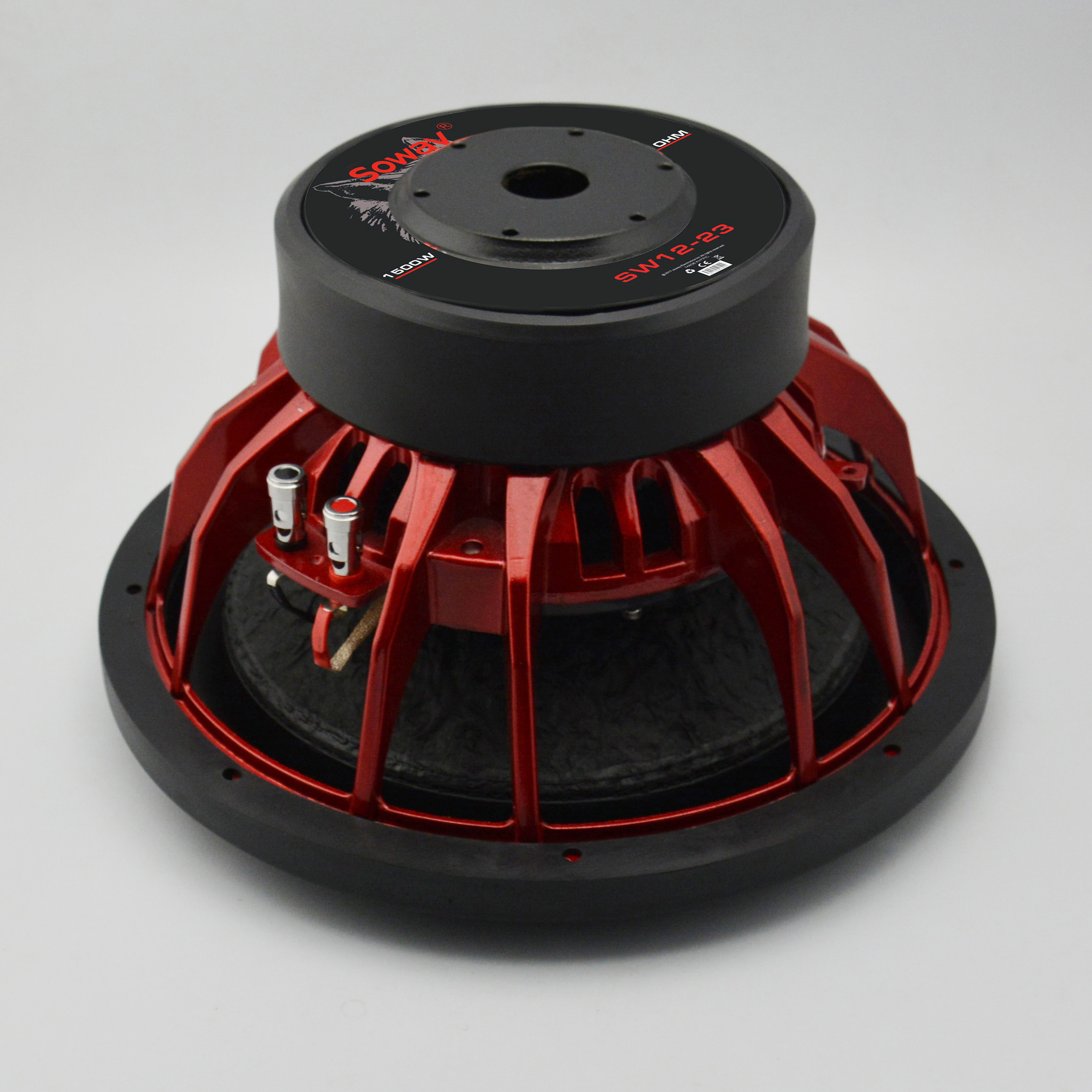 Soway Высокое качество 12 дюймов 2000 Вт dual Core 4 + 4ohm SW12-23RED динамик сабвуфера/sub НЧ-динамик для автомобиля