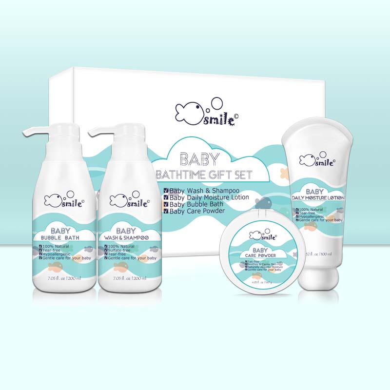 100% натуральные ингредиенты Baby Bathtime подарочный набор Уход за здоровым ростом кожи ребенка