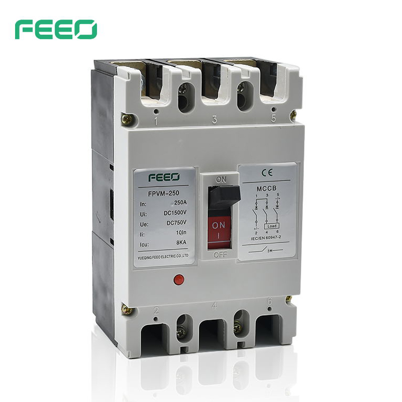 Китайский автоматический выключатель в литом корпусе 550VDC 250amp mccb