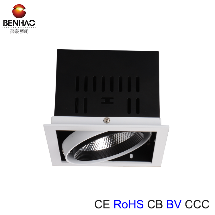12 Вт 2*12 Вт 3*12 Вт квадратная решетка светодио дный свет светодио дный cob светильник с ce rohs ccc CB BV