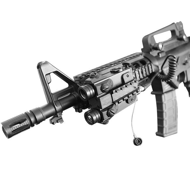 Охотничий Тактический фонарик ar 15 m 16 с зеленым лазерным прицелом