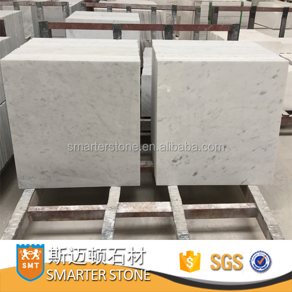 12x12 дюймов США популярные белый мрамор carrara белый мрамор цена