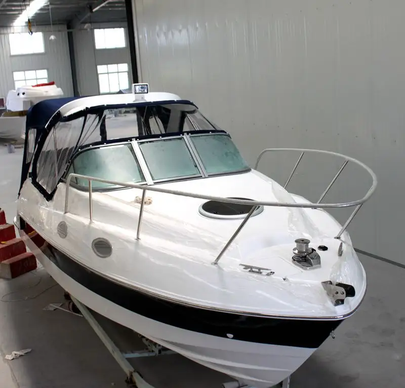 Hot Sale WATERWISH QD27 CABIN Fibreglass Sport Boat